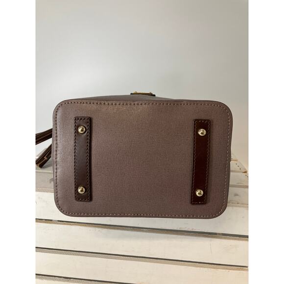 DOONEY & BOURKE MEDIUM CROSSGRAIN LEATHER SHOULDER BAG - Picture 6 of 15